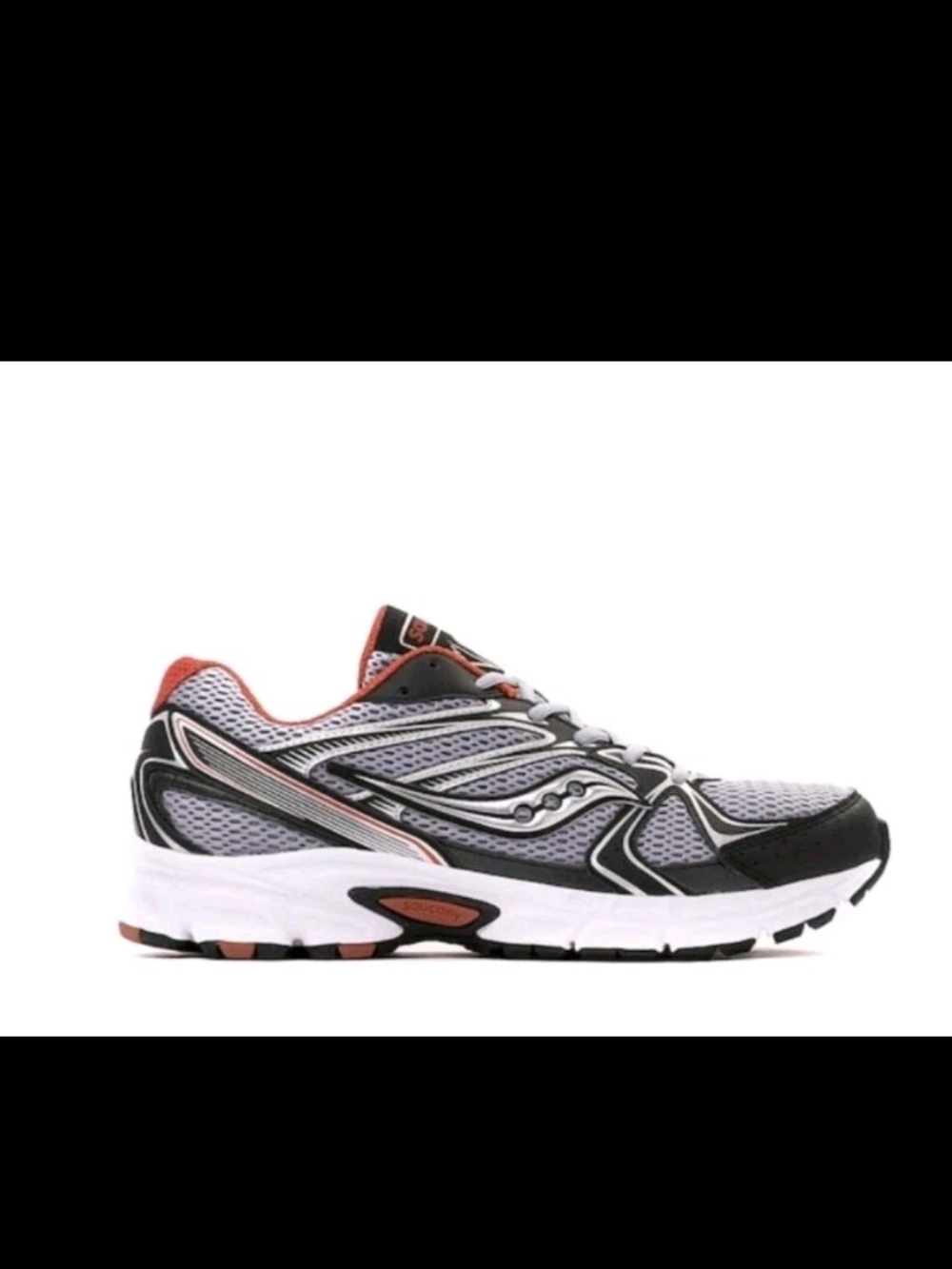 Saucony Ride Millennium S70812-23 Sneakers Men's 9.5 Gray Black Red Shoes